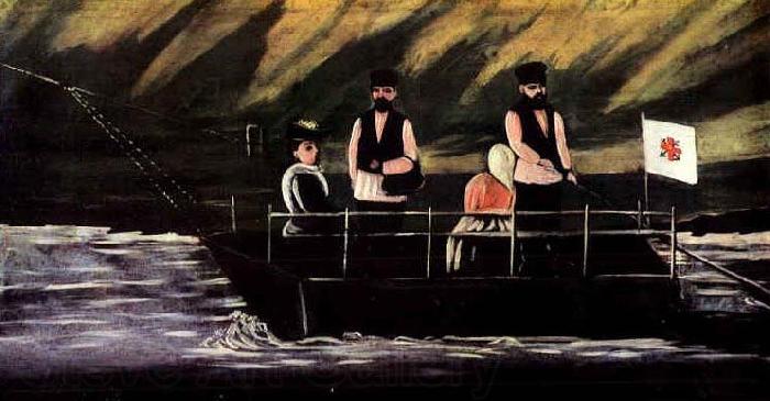 Niko Pirosmanashvili The Ferry at Didubeh Spain oil painting art